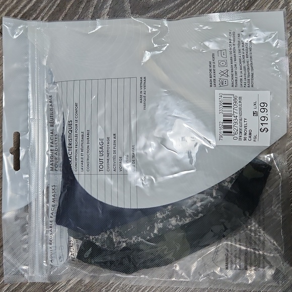 Adult face masks Size L/XL 3pack - Picture 4 of 6